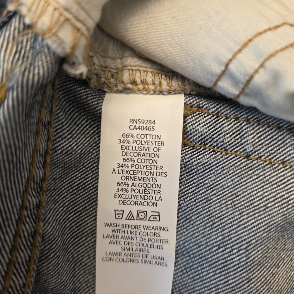 NWT Childrens Place Boys Jeans Size 16 Blue Denim‎ Straight Adjustable Waist - Picture 12 of 13